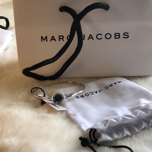 SOLD✅Mark Jacobs coin bracelet silver and black - Picture 2 of 9